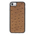 iPhone 7 / Ostrich Brown / Leather