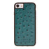 iPhone SE 3rd Generation / Ostrich Cyan / Leather