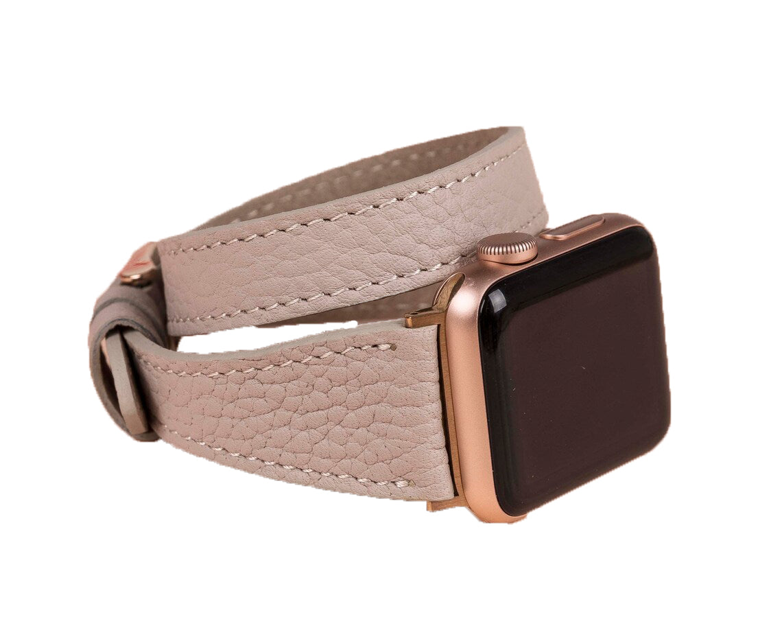 DelfiCase Oxford Double Leather Watch Band for Apple Watch 23