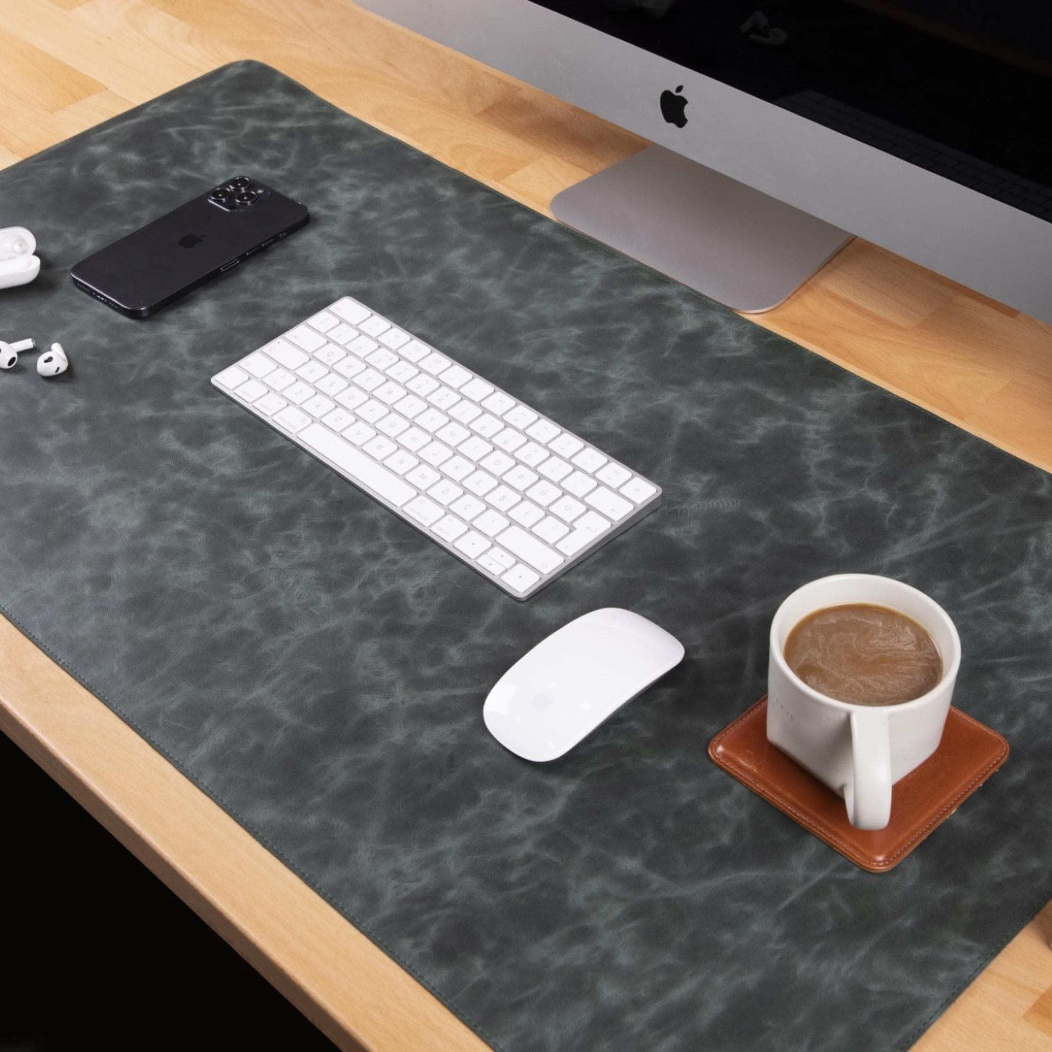 DelfiCase Leather Deskmat, Office Desk Pad