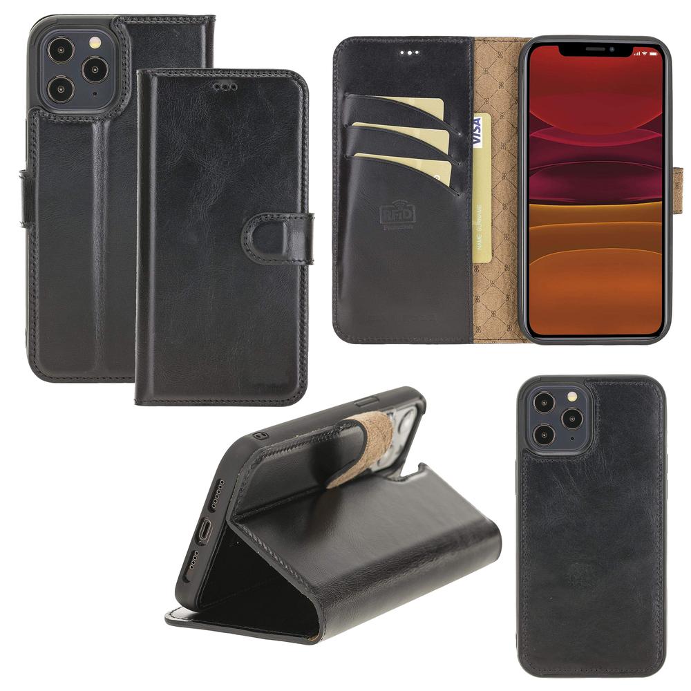 DelfiCase Magnetic Detachable Leather Wallet Case for iPhone 12 and iPhone 12 Pro (6.1") 39
