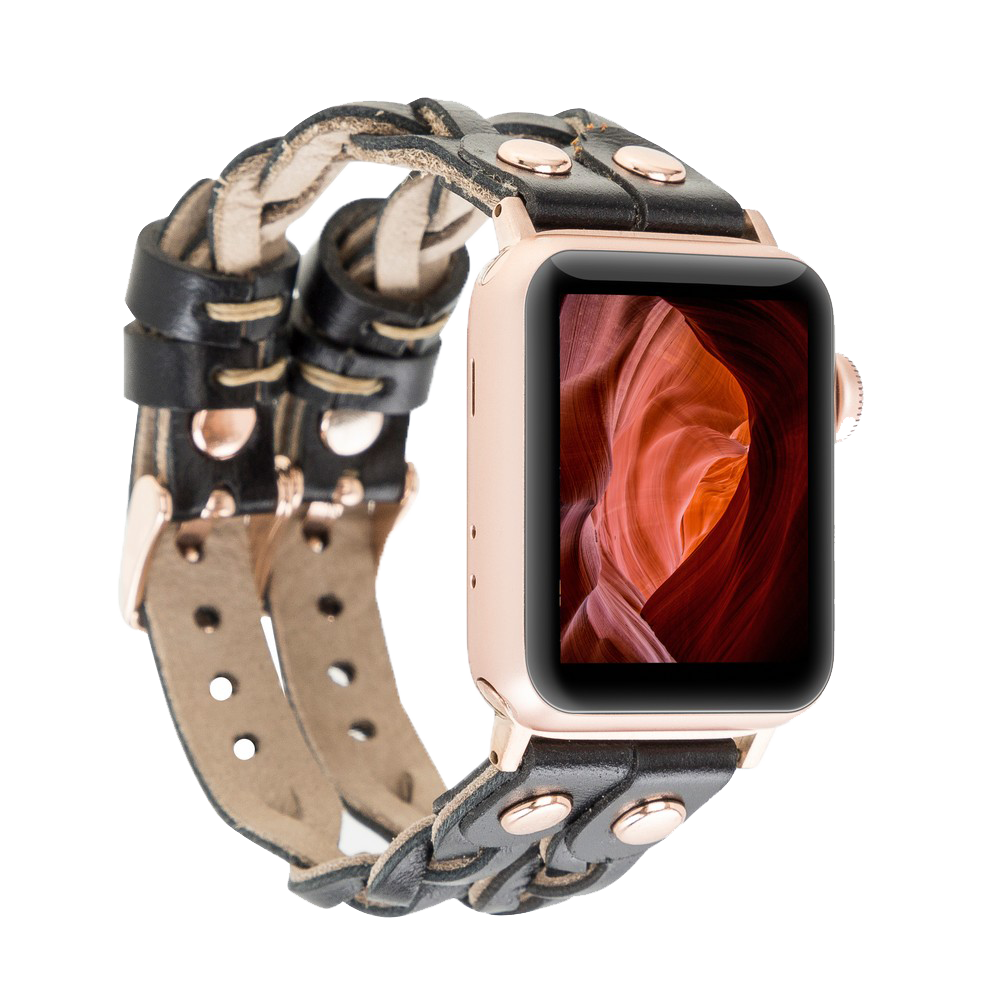 DelfiCase Sheffield-York Double Apple Watch Band for Apple Watch & Fitbit/Sense 46