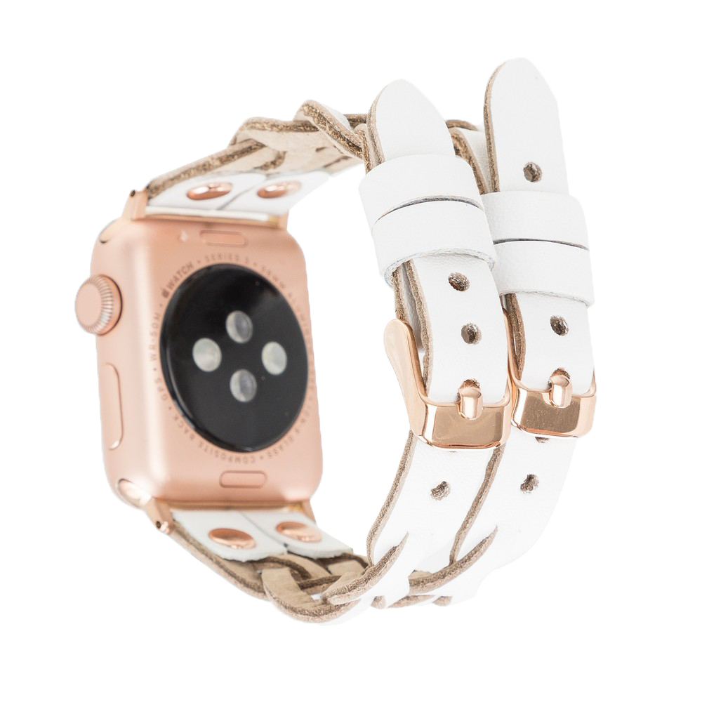 DelfiCase Sheffield-York Double Apple Watch Band for Apple Watch & Fitbit/Sense 3