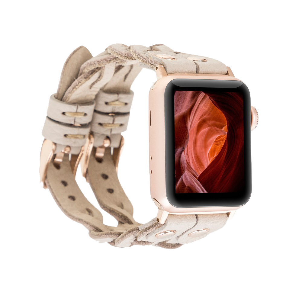 DelfiCase Sheffield-York Double Apple Watch Band for Apple Watch & Fitbit/Sense 11