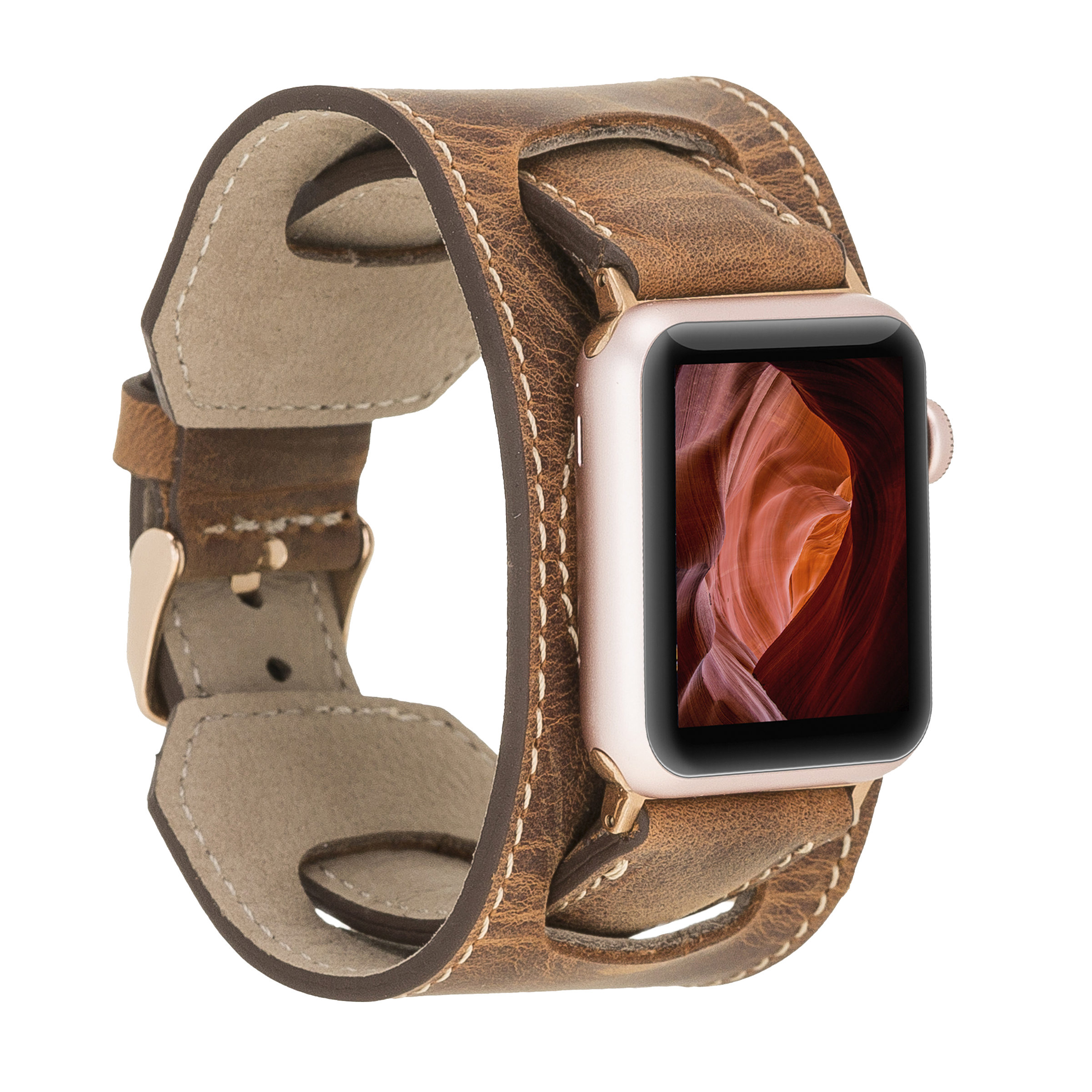 DelfiCase Liverpool Brown Apple Watch Band 38mm 42mm
