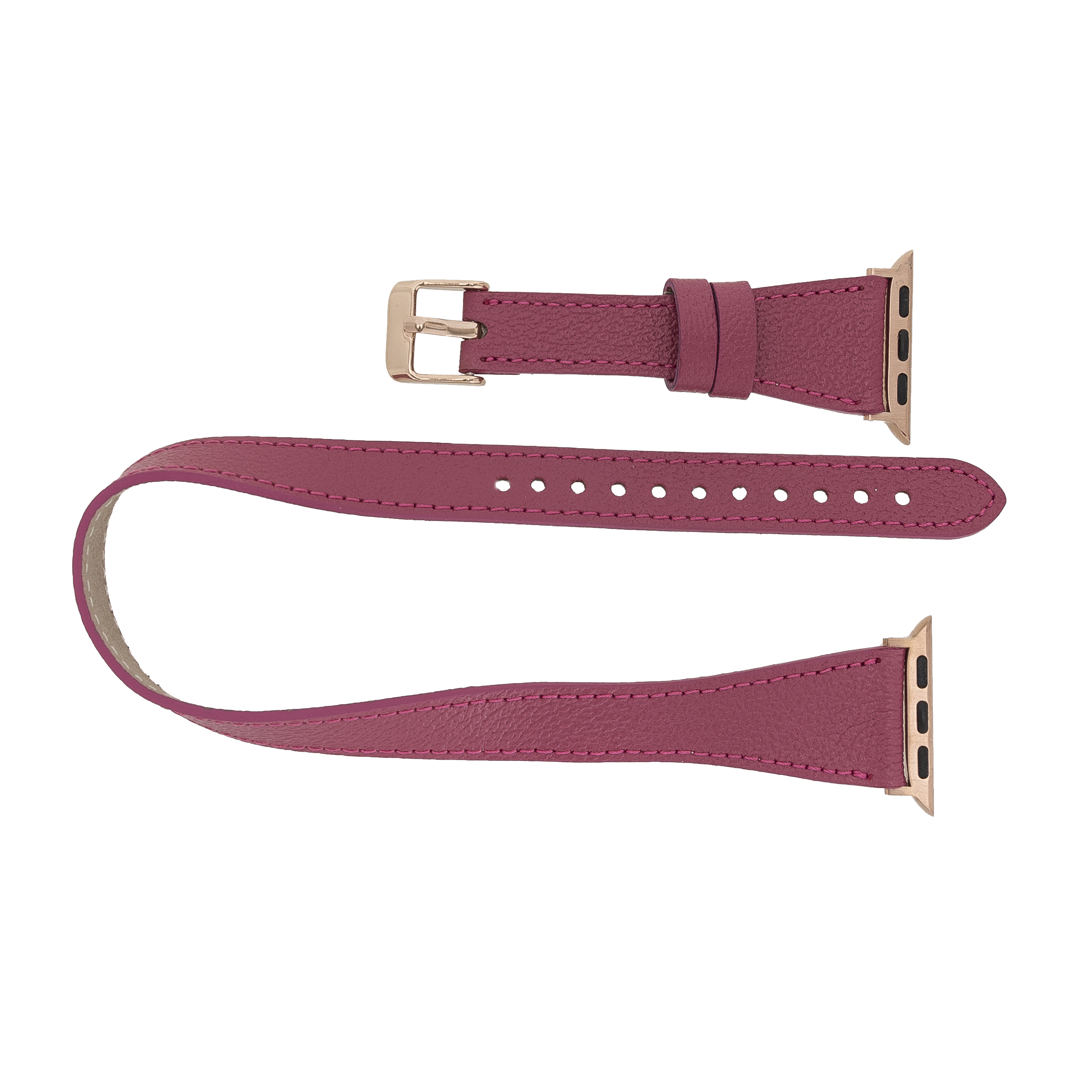 DelfiCase Oxford Double Leather Watch Band for Apple Watch 34