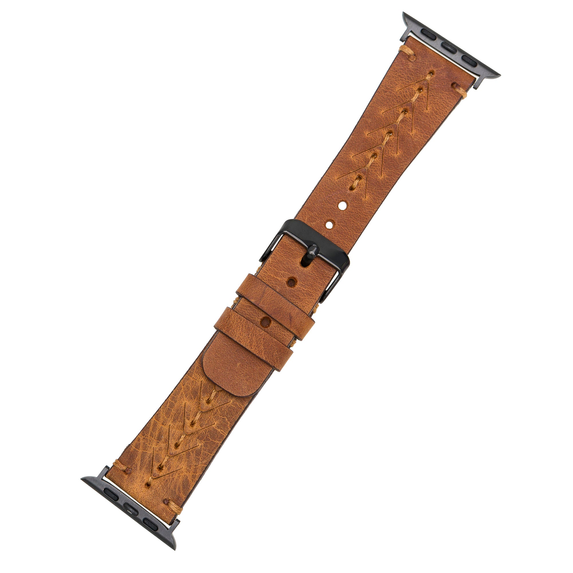 DelfiCase Leeds Leather Watch Band for Apple Watch Series 7 3