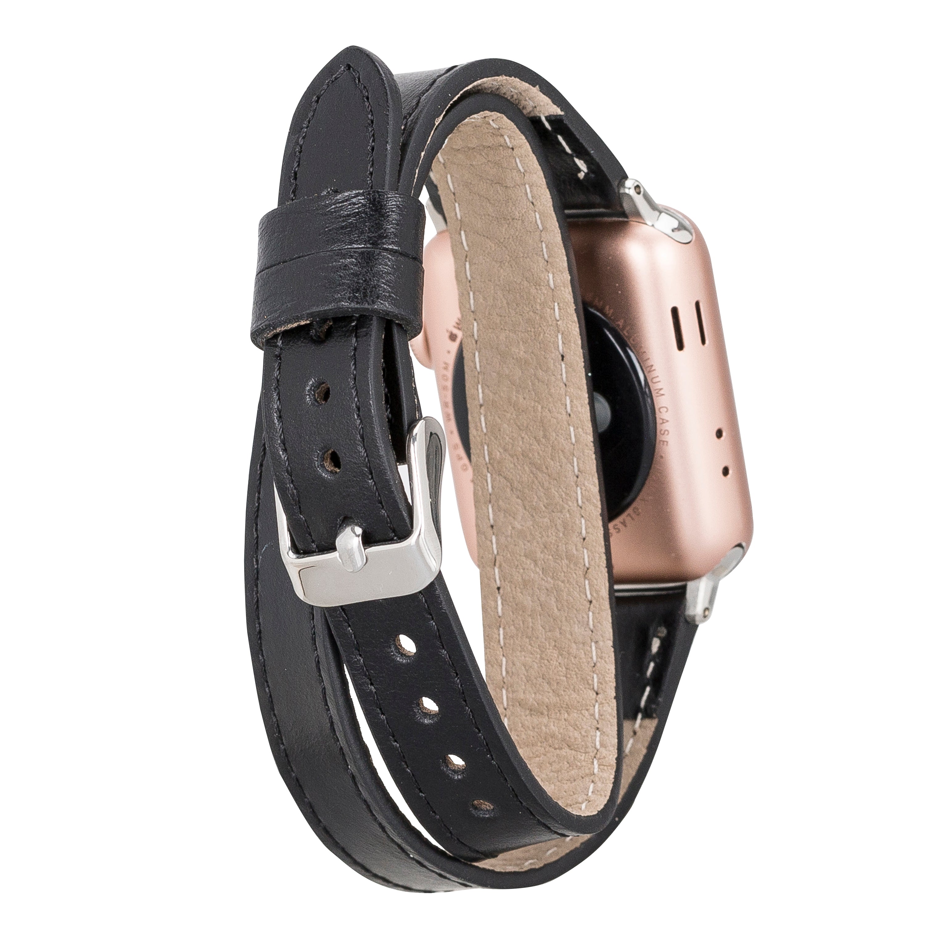 DelfiCase Oxford Double Leather Watch Band for Apple Watch 40