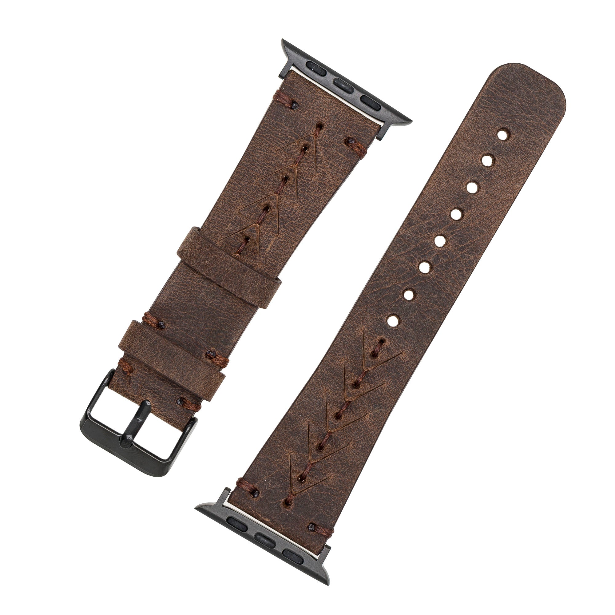 DelfiCase Leeds Leather Watch Band for Apple Watch Series 79