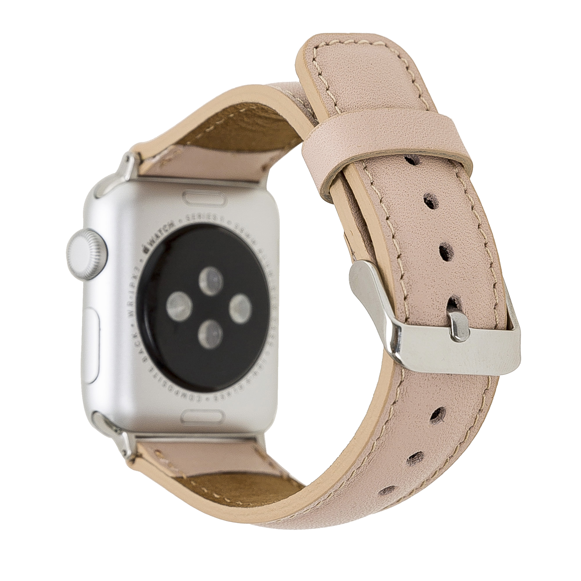 Nude leather 2025 apple watch band