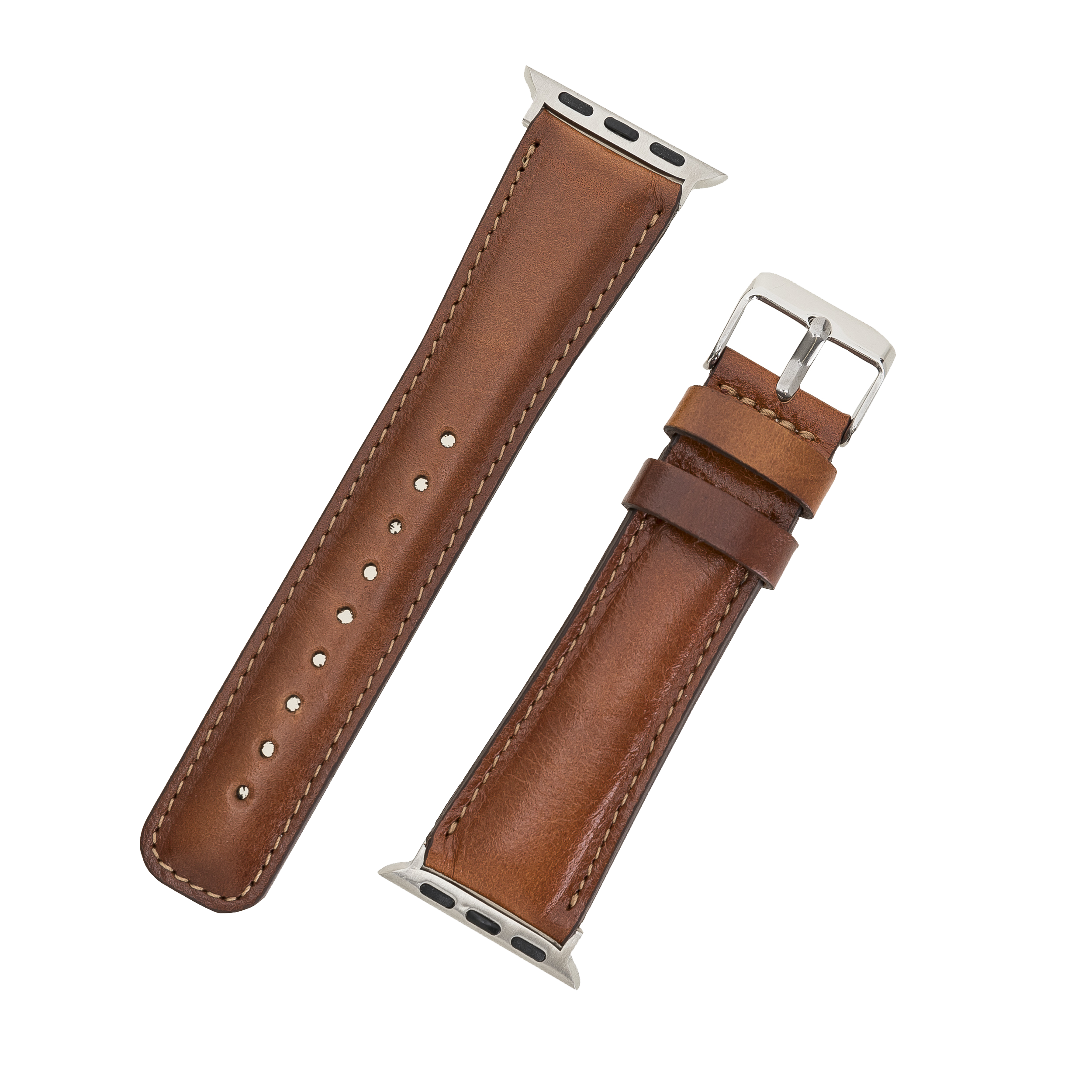 DelfiCase Liverpool Collection Leather Watch Band for Apple & Fitbit Versa Watch Band 19