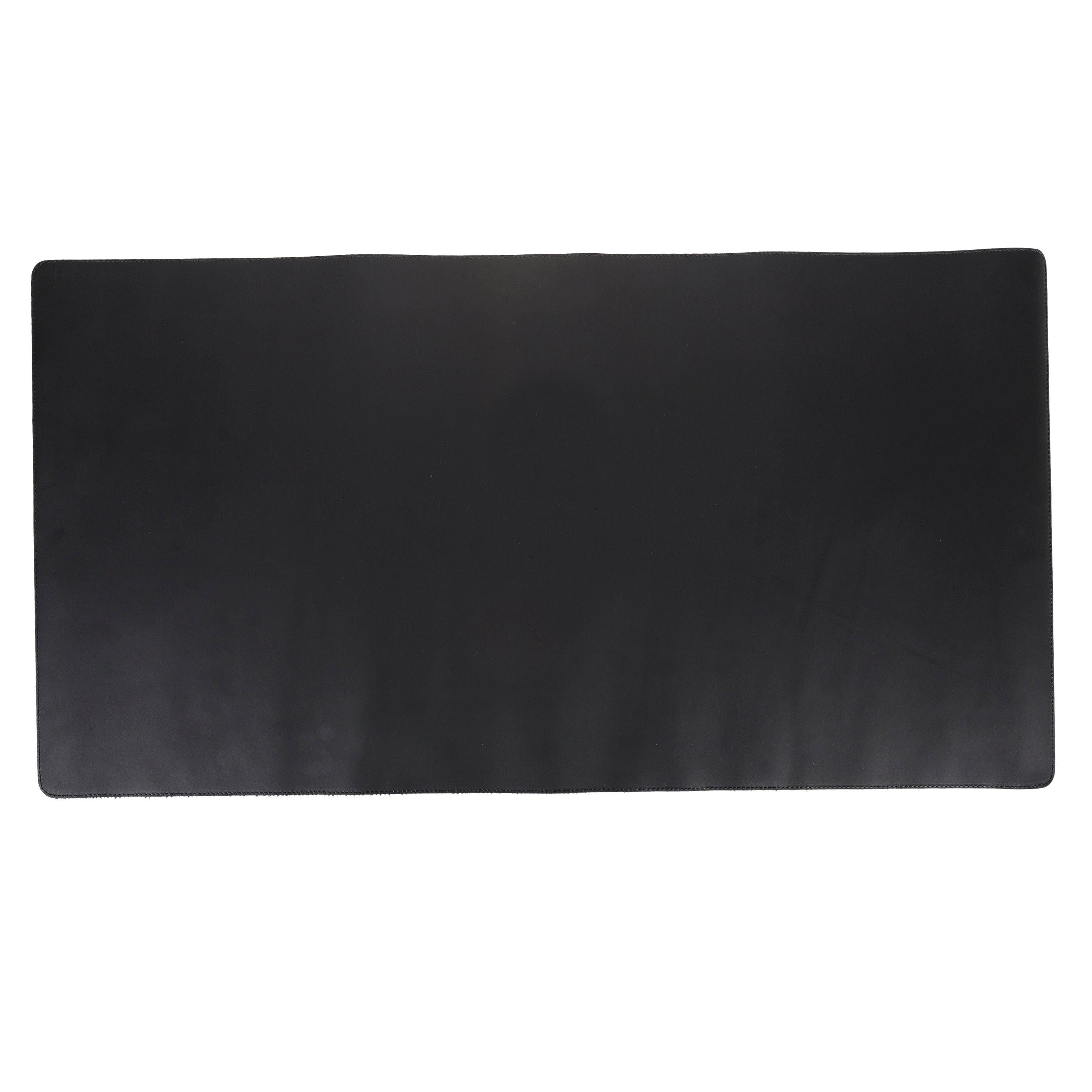 DelfiCase Genuine Matte Black Leather Deskmat, Computer Pad, Office Desk Pad 4