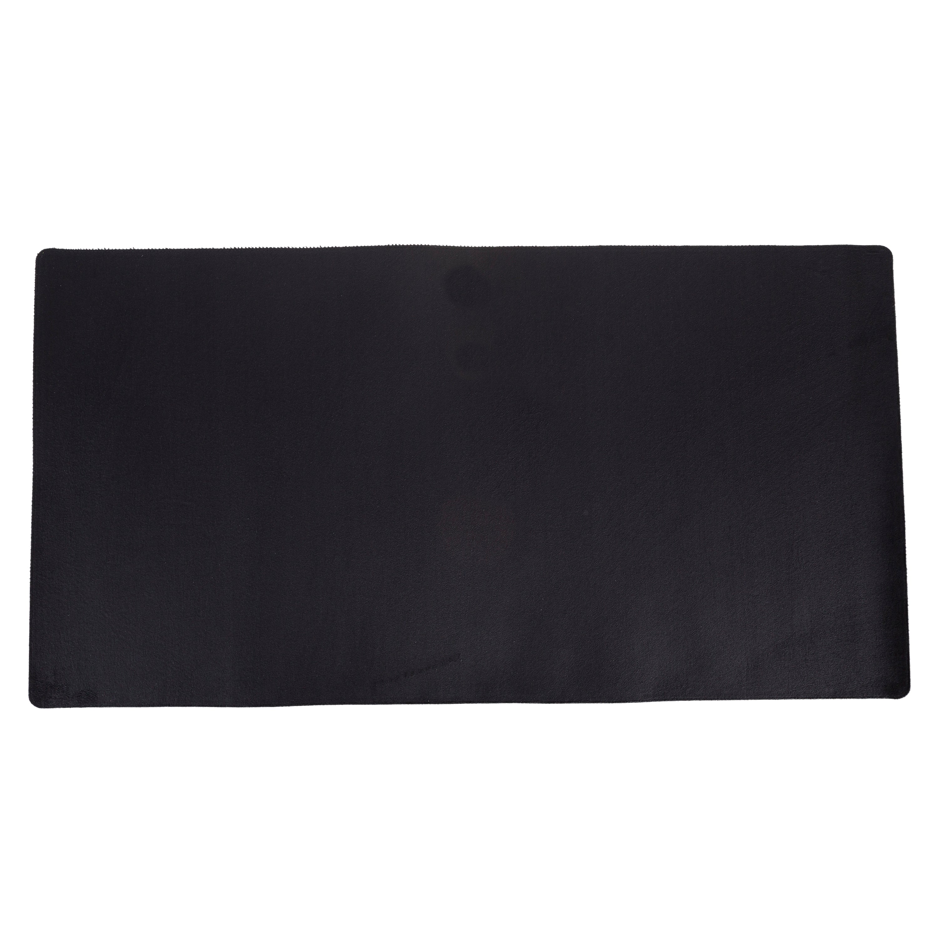 DelfiCase Genuine Matte Black Leather Deskmat, Computer Pad, Office Desk Pad 5