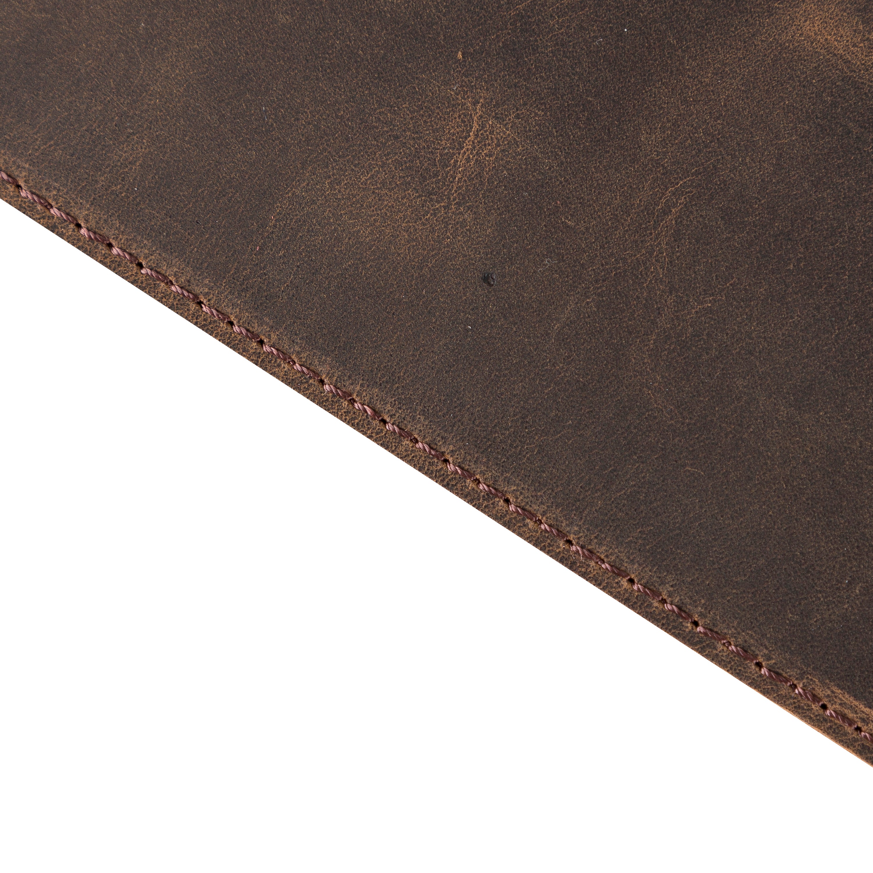 DelfiCase Genuine Dark Brown Leather Deskmat, Computer Pad, Office Desk Pad 6