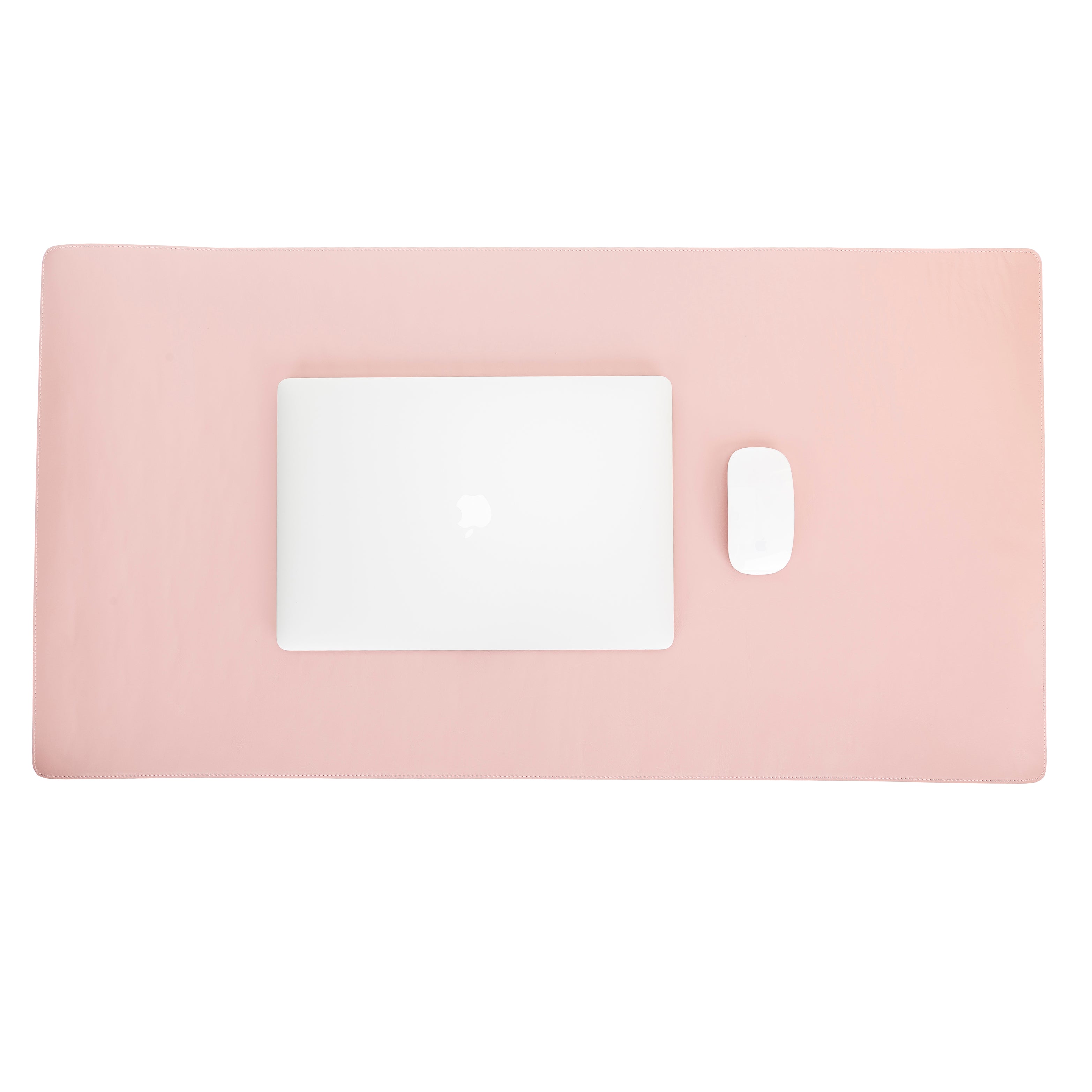 DelfiCase Genuine Leather Deskmat, Computer Pad, Office Desk Pad (Pink Nude) 6