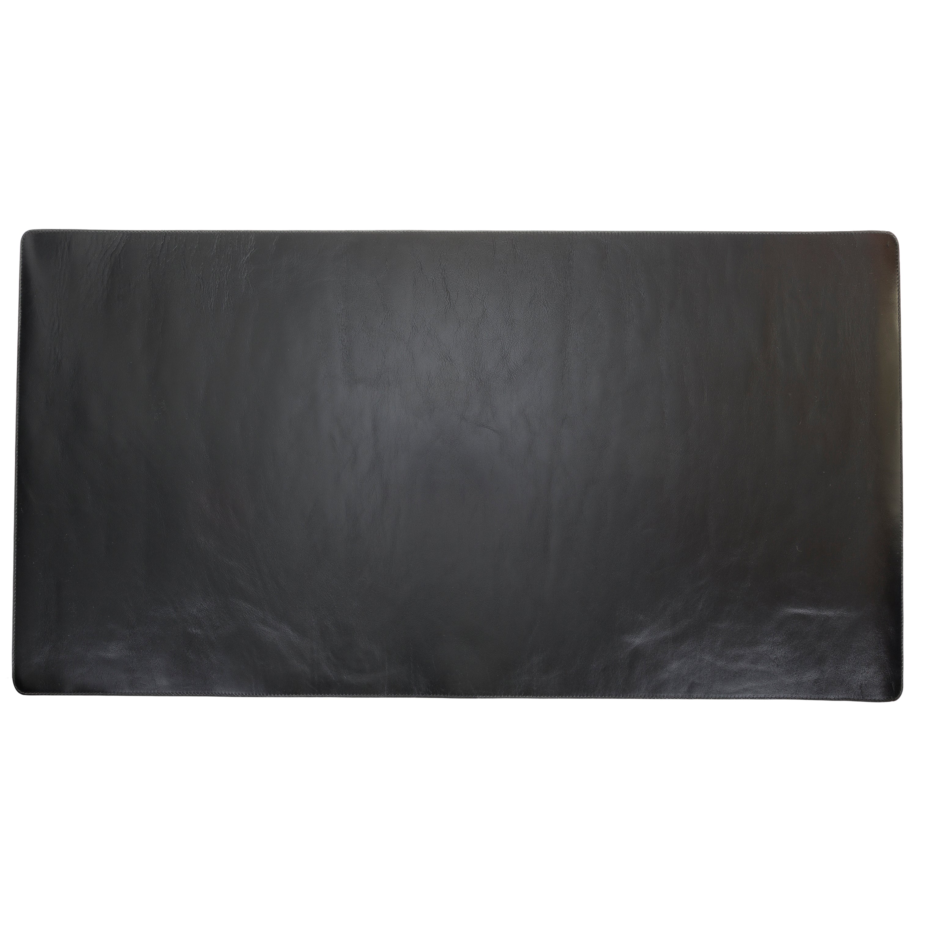 DelfiCase Genuine Leather Deskmat, Computer Pad, Office Desk Pad (Black) 8