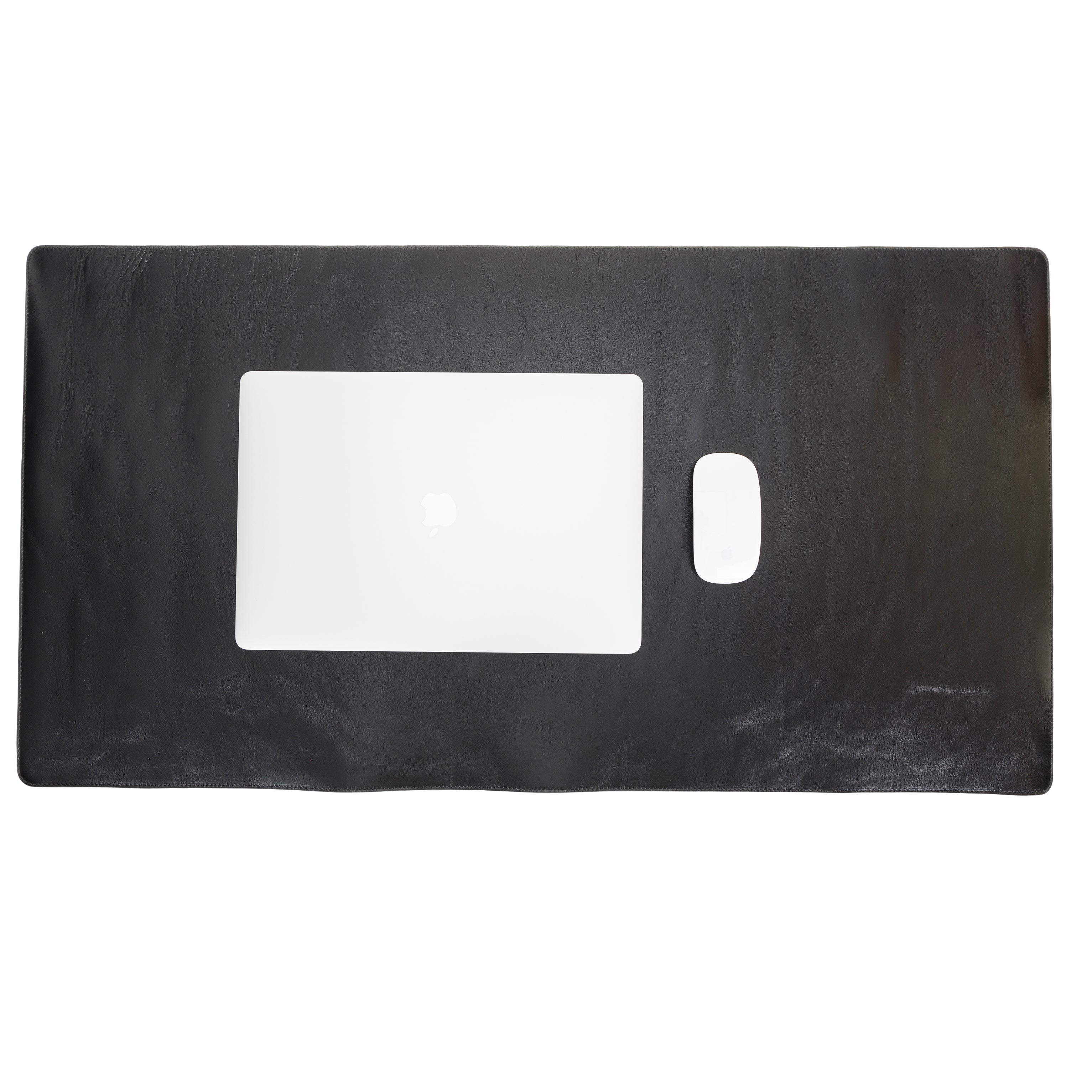 DelfiCase Genuine Leather Deskmat, Computer Pad, Office Desk Pad (Black) 6