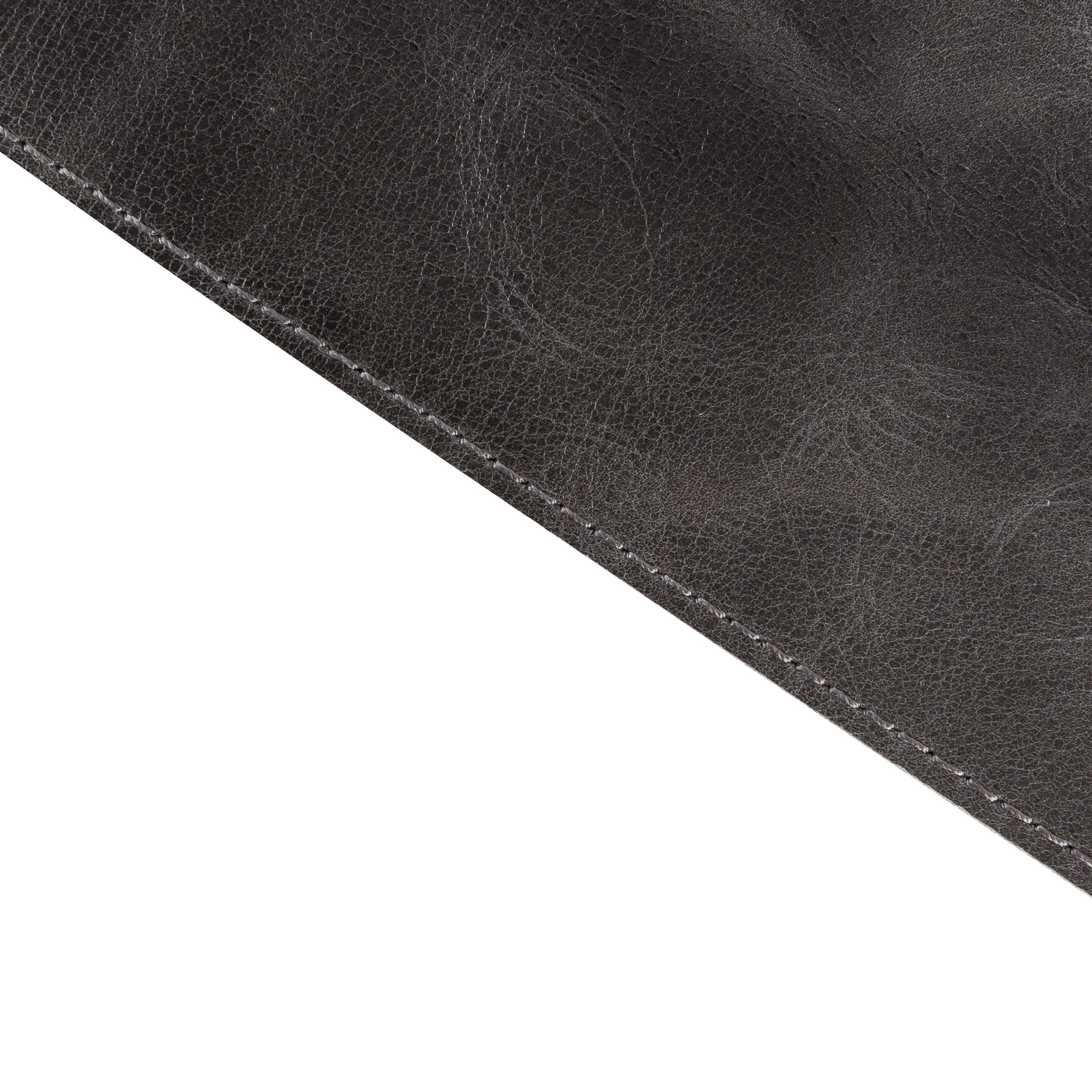 DelfiCase Genuine Grey Leather Deskmat, Computer Pad, Office Desk Pad 2