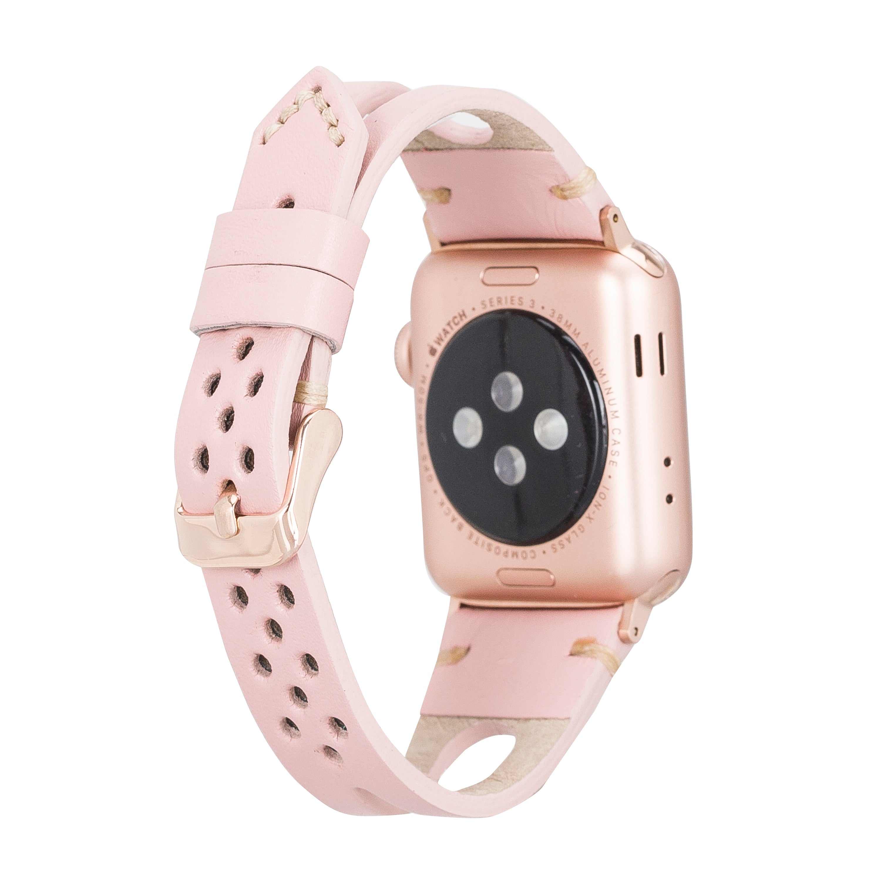 DelfiCase Quinn Watch Band for Apple Watch & Fitbit Versa/Sense (Brown) 13