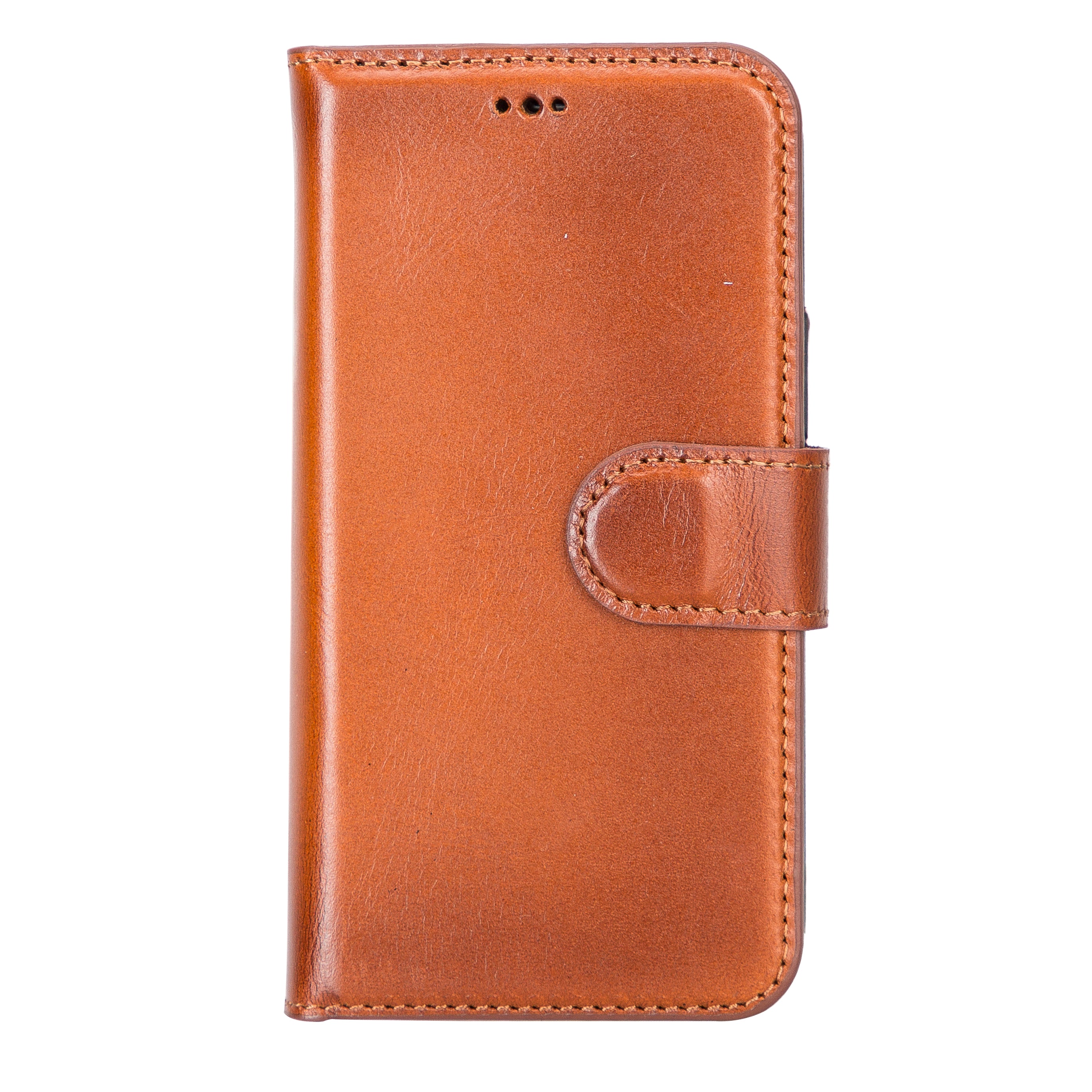 DelfiCase Leather Magnetic Detachable Wallet Case for iPhone 12 Mini (5.4") 25