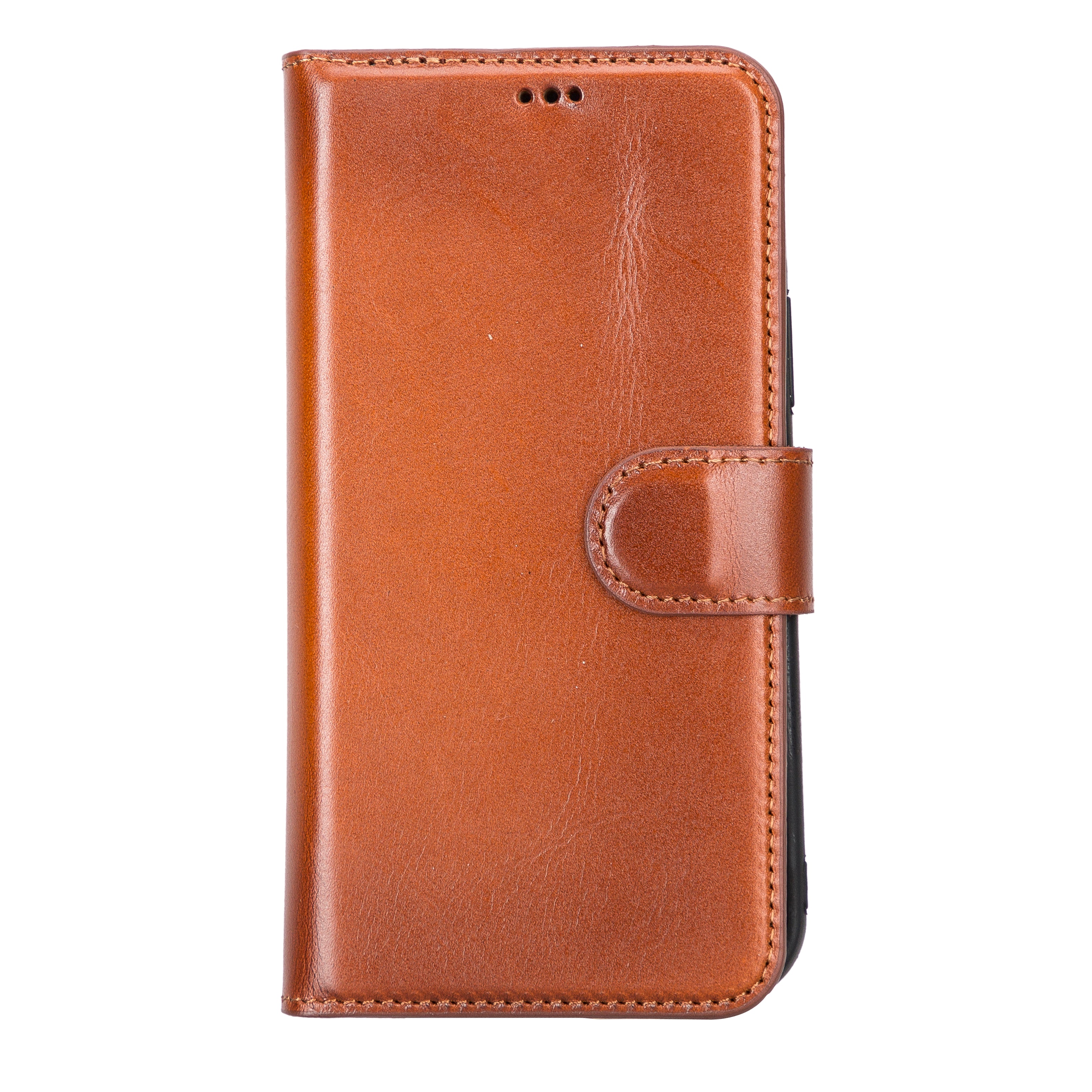 DelfiCase Magnetic Detachable Leather Wallet Case for iPhone 12 and iPhone 12 Pro (6.1") 3