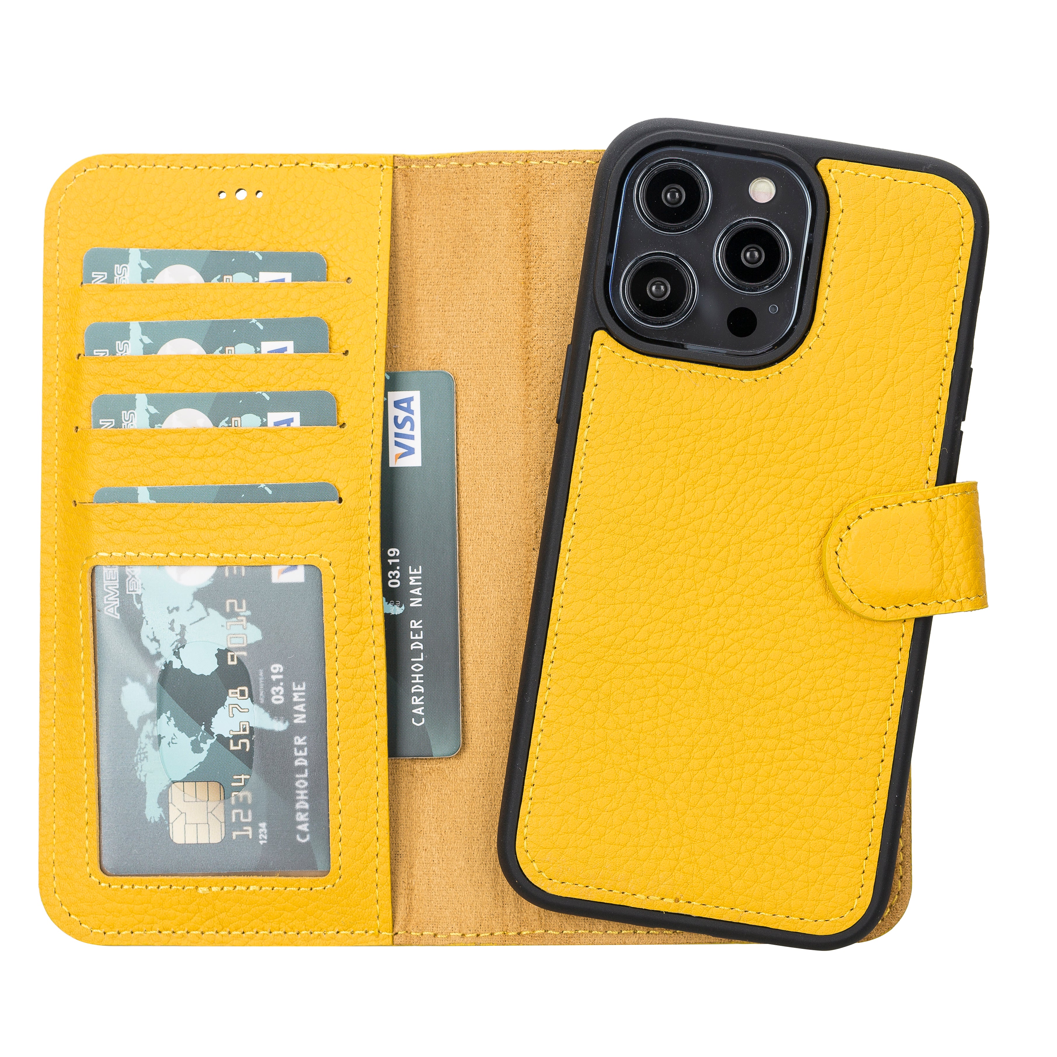 Leather Wallet Case for iPhone 14 Pro Max