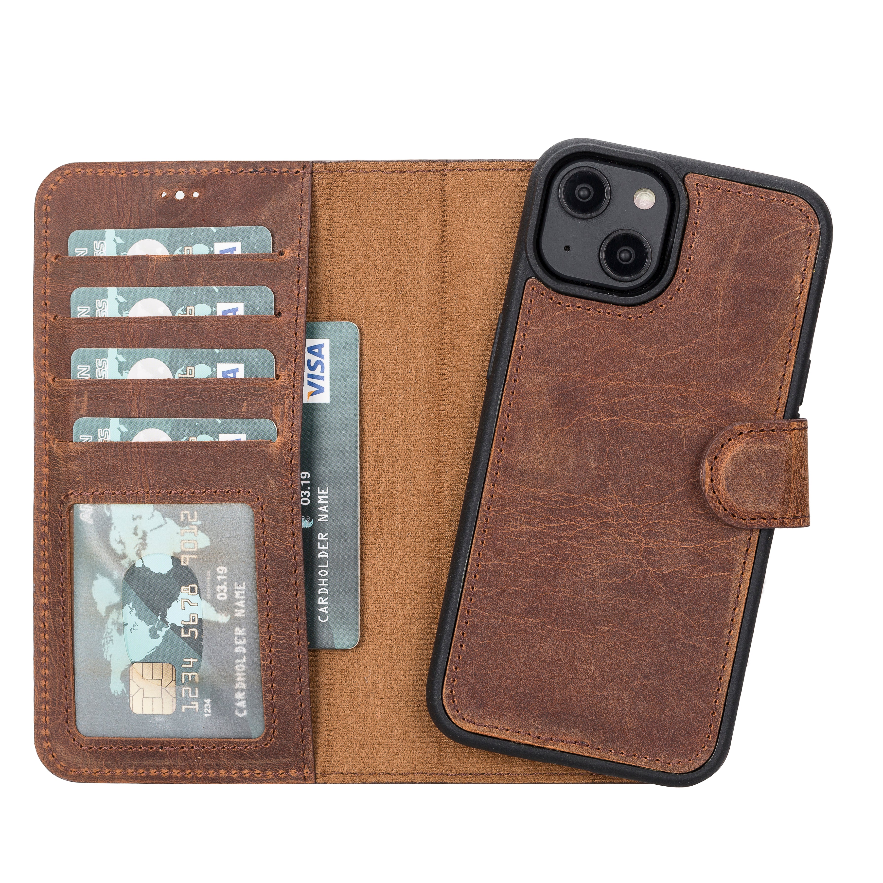 Original Melkco Genuine Leather Case fr iPhone 15 Pro Max 14