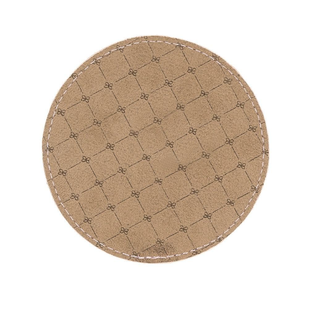 Divine Geniun Leather Handmade Cup Coaster Bouletta