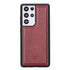 Samsung Galaxy S21 Ultra / Red / Leather