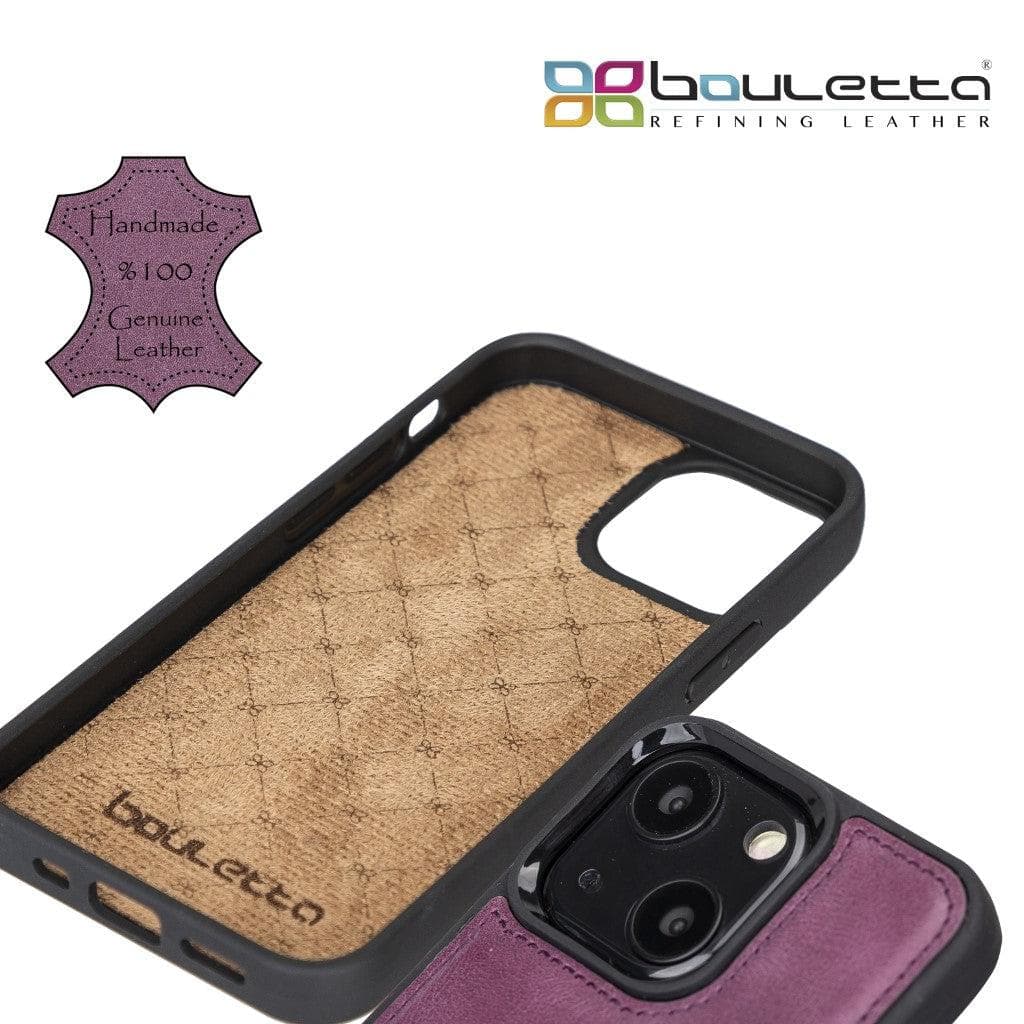 Flexible Leather Back Cover with Card Holder for iPhone 13 Series Bouletta LTD