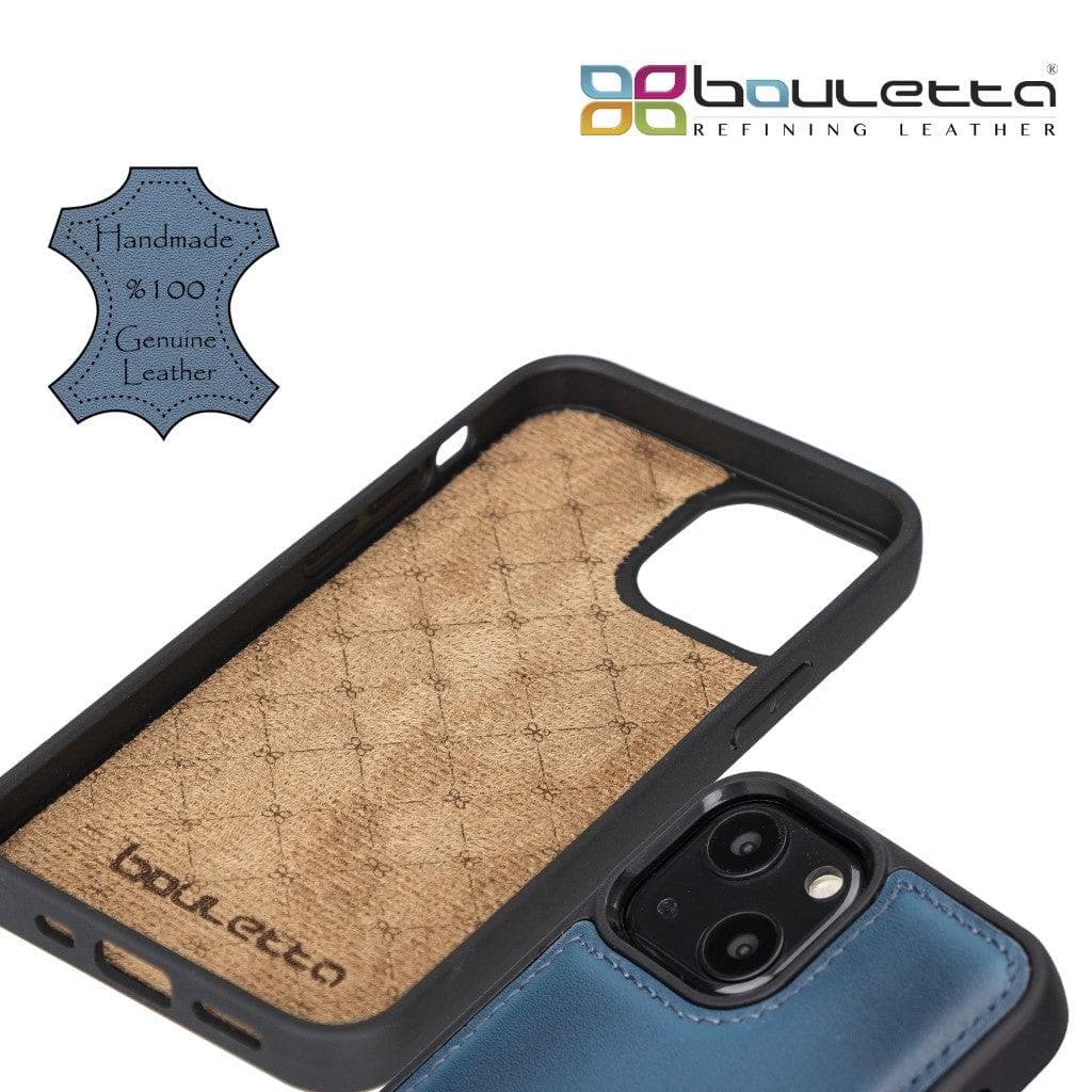 Flexible Leather Back Cover with Card Holder for iPhone 13 Series Bouletta LTD