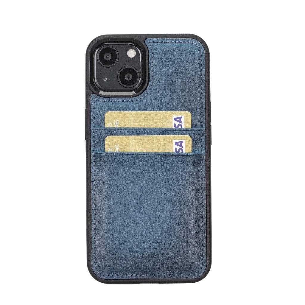 Flexible Leather Back Cover with Card Holder for iPhone 13 Series Bouletta LTD