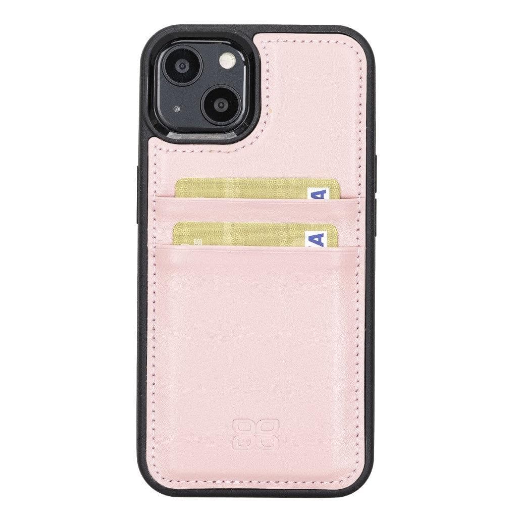 Flexible Leather Back Cover with Card Holder for iPhone 13 Series Bouletta LTD