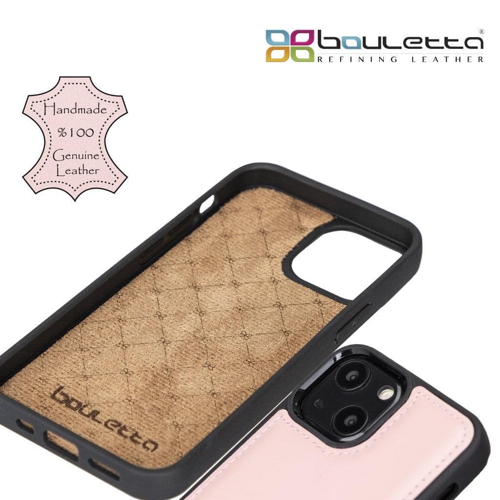 Flexible Leather Back Cover with Card Holder for iPhone 13 Series Bouletta LTD