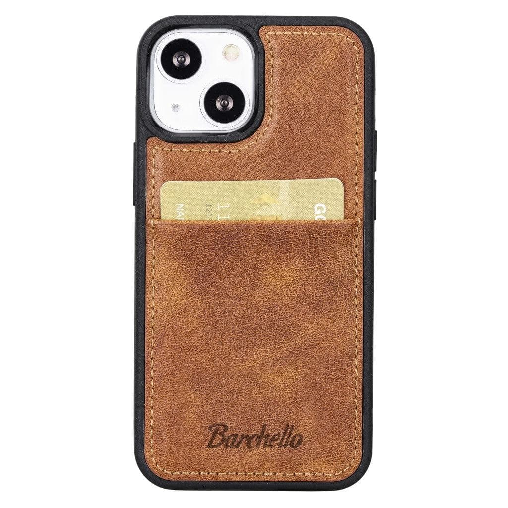 Flexible Leather Back Cover with Card Holder for iPhone 13 Series Bouletta LTD