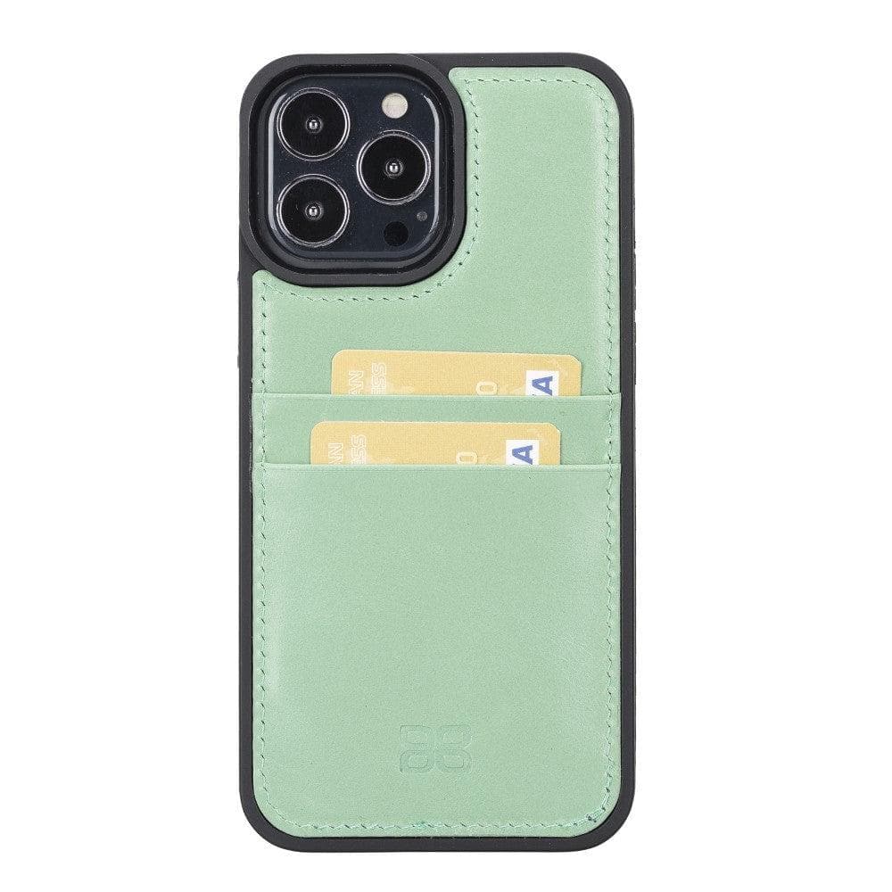 Flexible Leather Back Cover with Card Holder for iPhone 13 Series Bouletta LTD