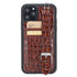 iPhone 11 Pro Max / Crocodile Brown / Leather
