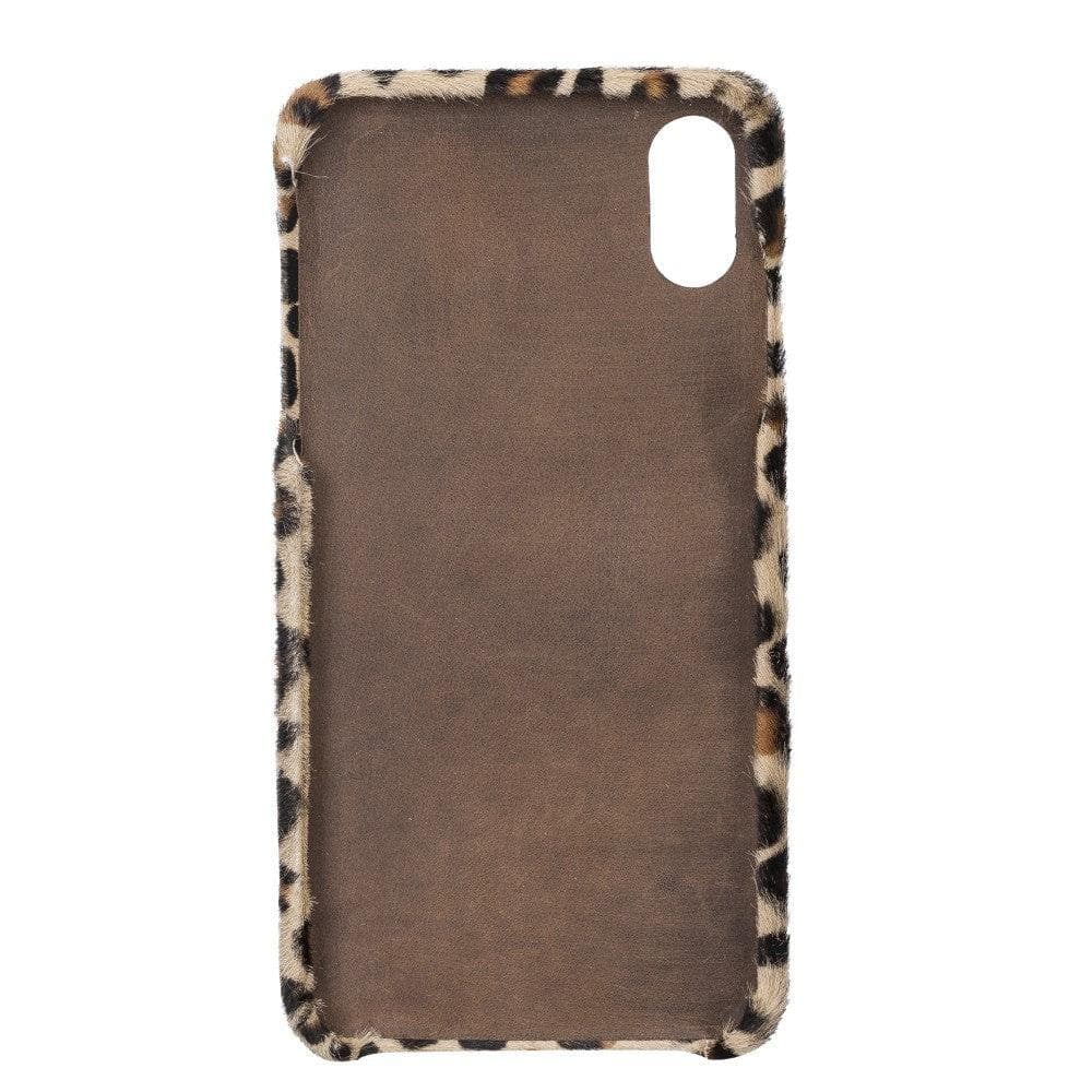 Full Leather Covered Back Cover for Apple iPhone X Series Bouletta LTD