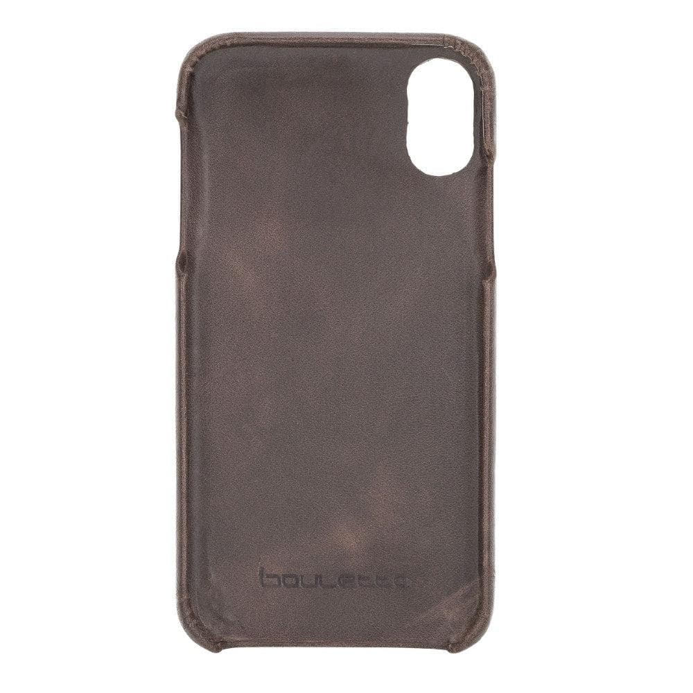 Full Leather Covered Back Cover for Apple iPhone X Series Bouletta LTD