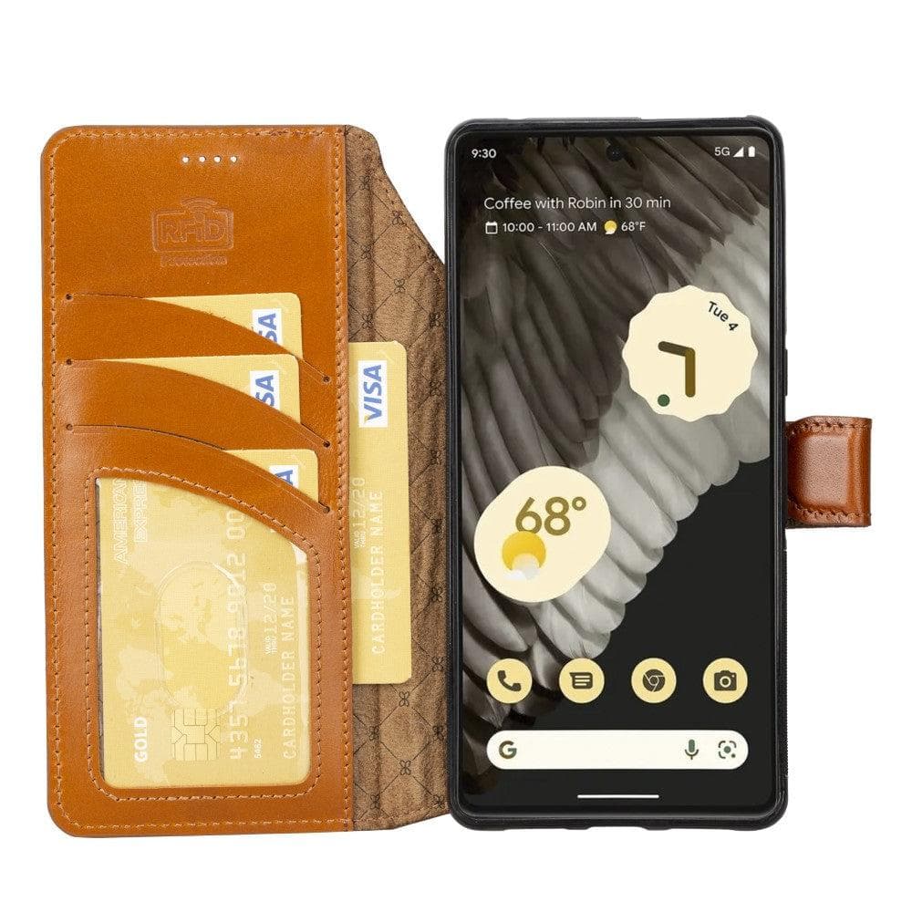 Google Pixel 7 Series Leather DetacHable Wallet Cases Google Pixel 7 Pro / RST2EF Bouletta