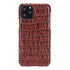 iPhone 11 Pro Max / Croco Brown / Leather