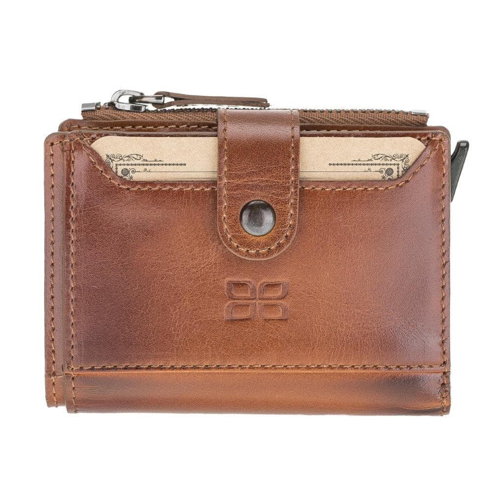 Leather Zip Mechanical Card Holder Bouletta