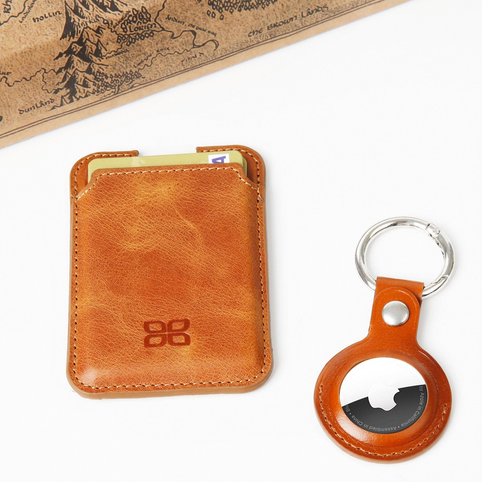 Maggy Magnetic Leather Card Holder Bouletta Shop