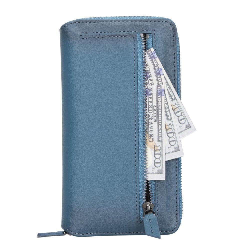 Detachable Leather Zipper Wallet Cases for Apple iPhone 13 Series Bouletta LTD