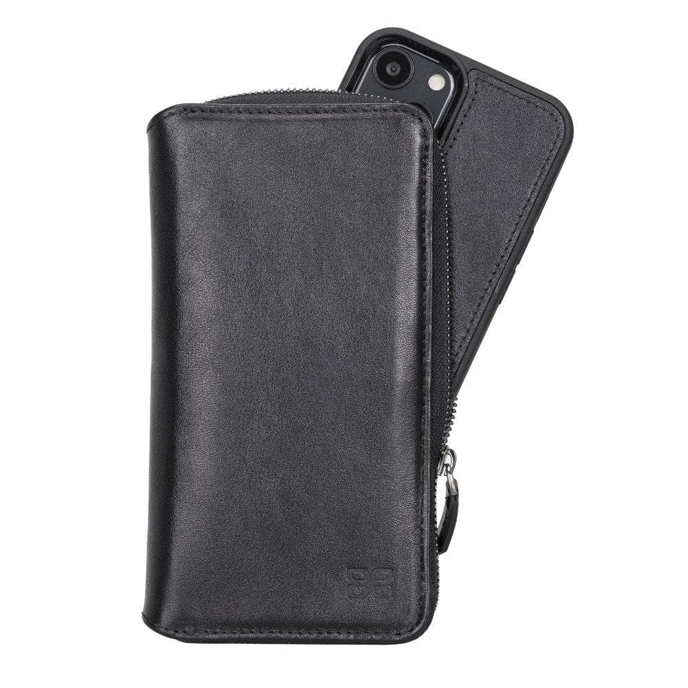 Detachable Leather Zipper Wallet Cases for Apple iPhone 13 Series Bouletta LTD