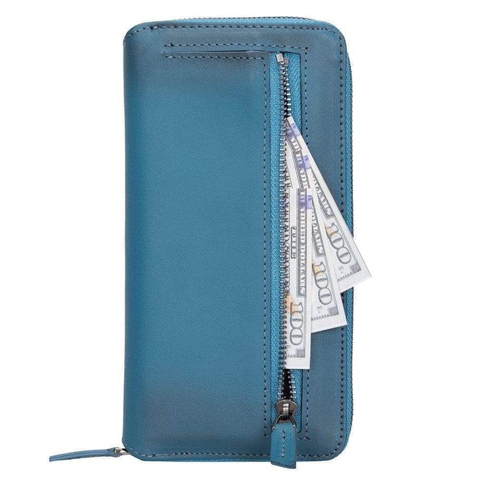 Detachable Leather Zipper Wallet Cases for Apple iPhone 13 Series Bouletta LTD