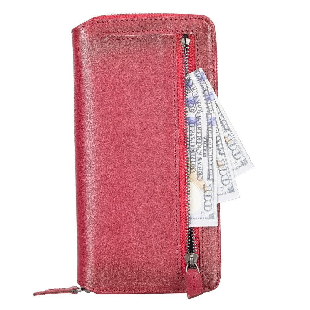 Detachable Leather Zipper Wallet Cases for Apple iPhone 13 Series Bouletta LTD