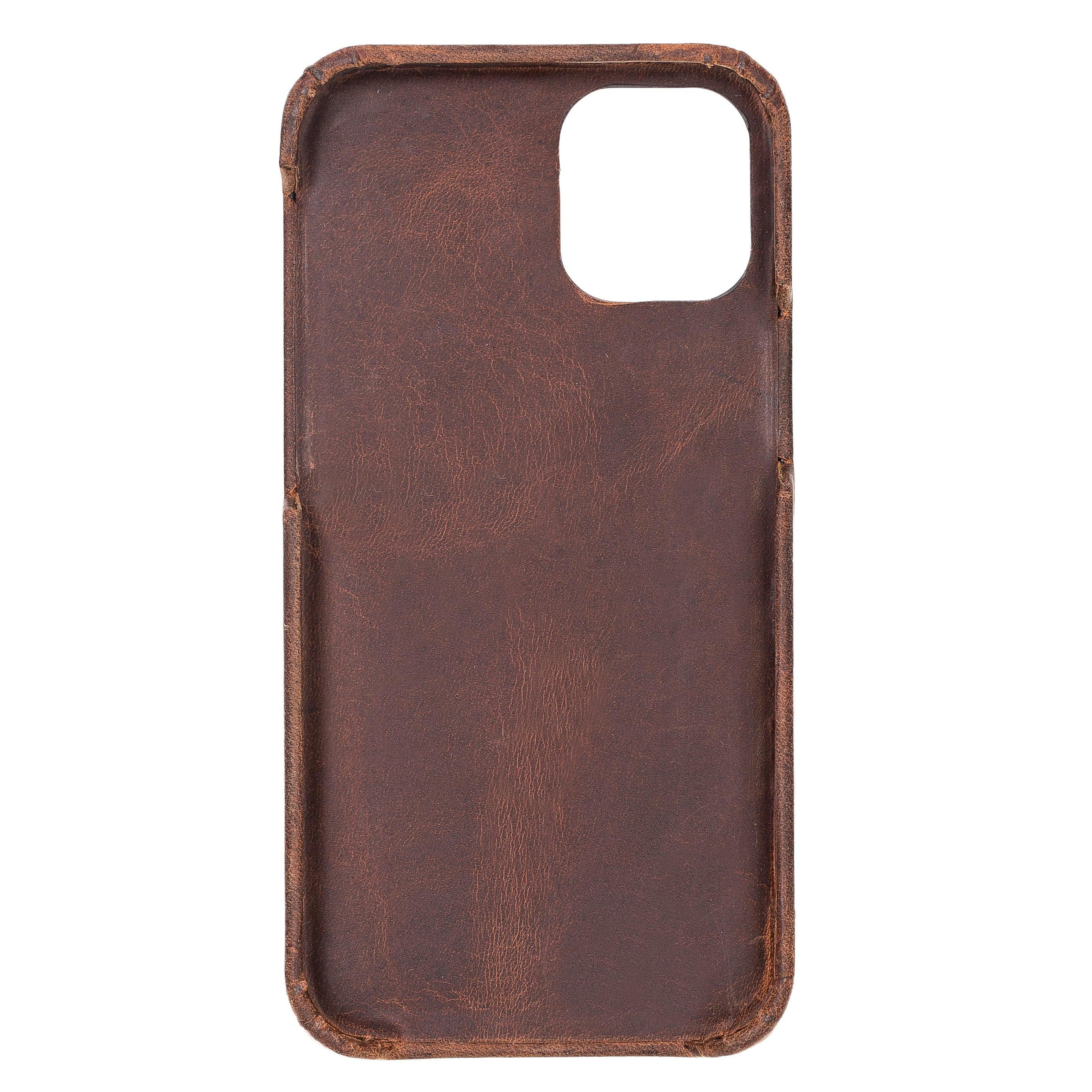 Fully Leather Back Cover for Apple iPhone 12 Series Bouletta LTD