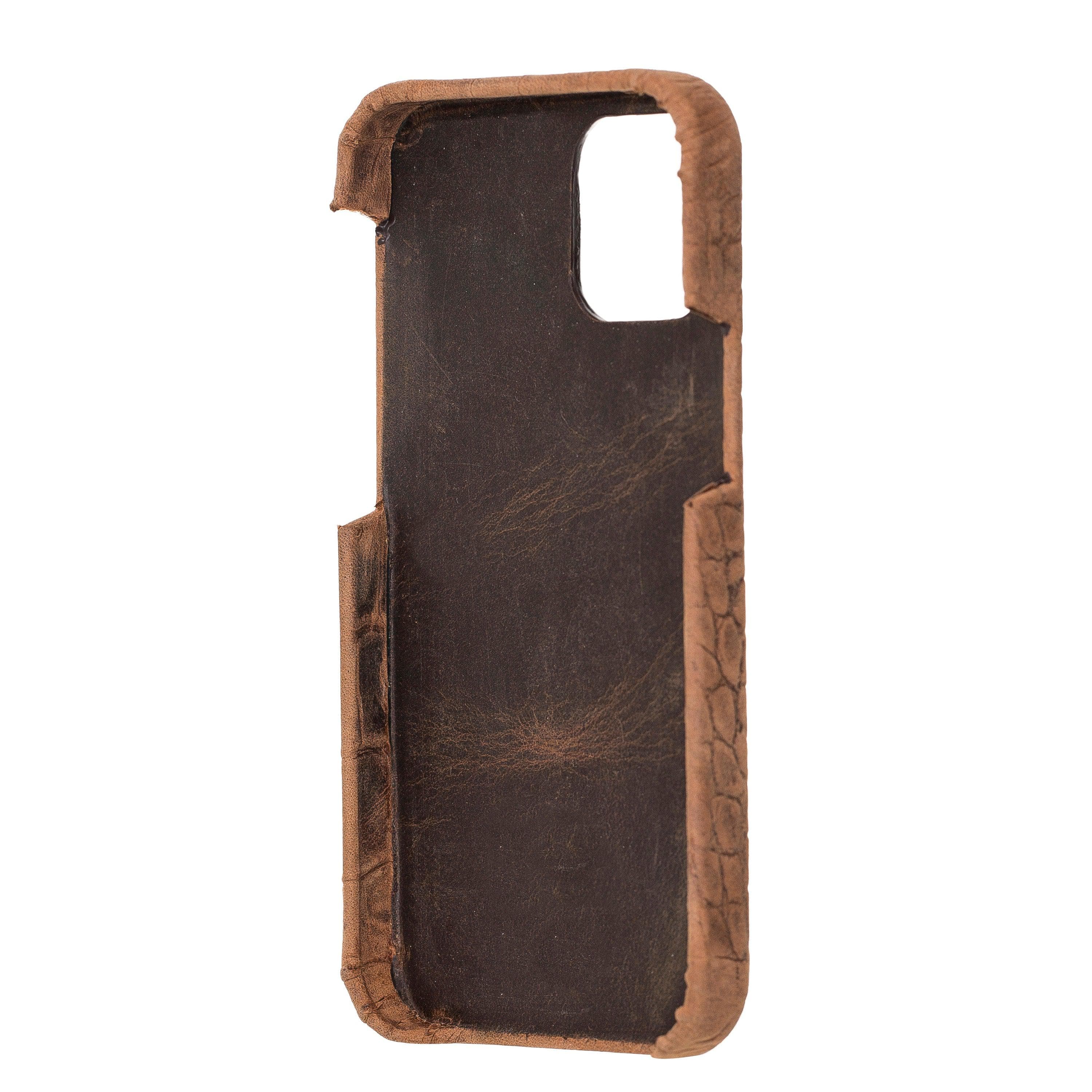 Fully Leather Back Cover for Apple iPhone 12 Series Bouletta LTD