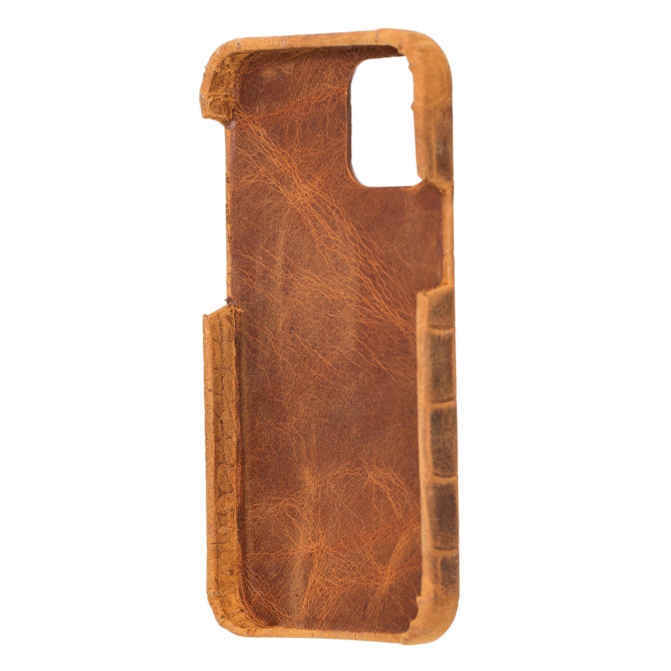 Fully Leather Back Cover for Apple iPhone 12 Series Bouletta LTD